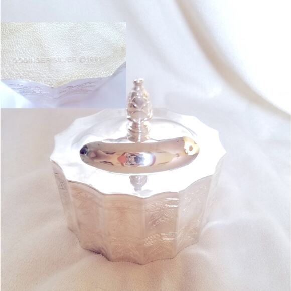 Vintage Godinger Silver-P Museum Re-creation Jewelry Box, Trinket Box, Victorian - Picture 3 of 8